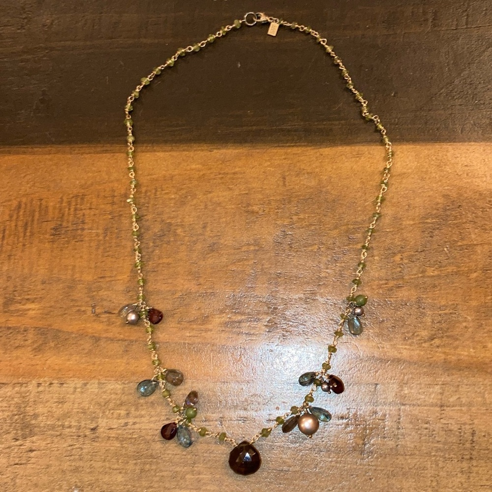 Alexis Bittar RARE Vintage Multicolor Beaded Necklace